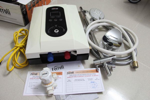 cách sử dụng bình nóng lạnh ferroli