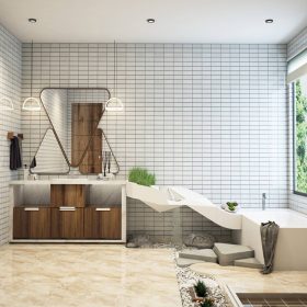 Mẫu phòng tắm đẹp hiện đại