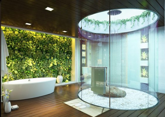 Mẫu phòng tắm kính cường lực