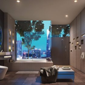 phòng tắm chung cư cao cấp
