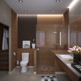 phòng tắm gỗ đẹp