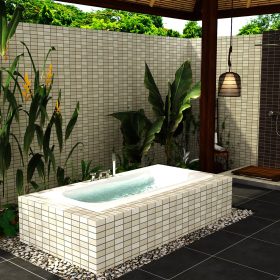 phòng tắm ngoài trời